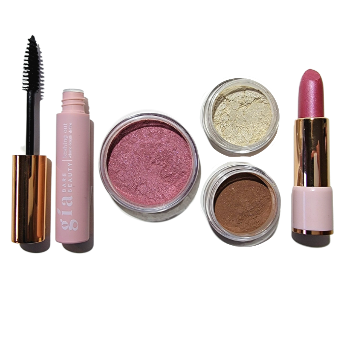 Beautifying Five Makeup Set + Makeup Bag.