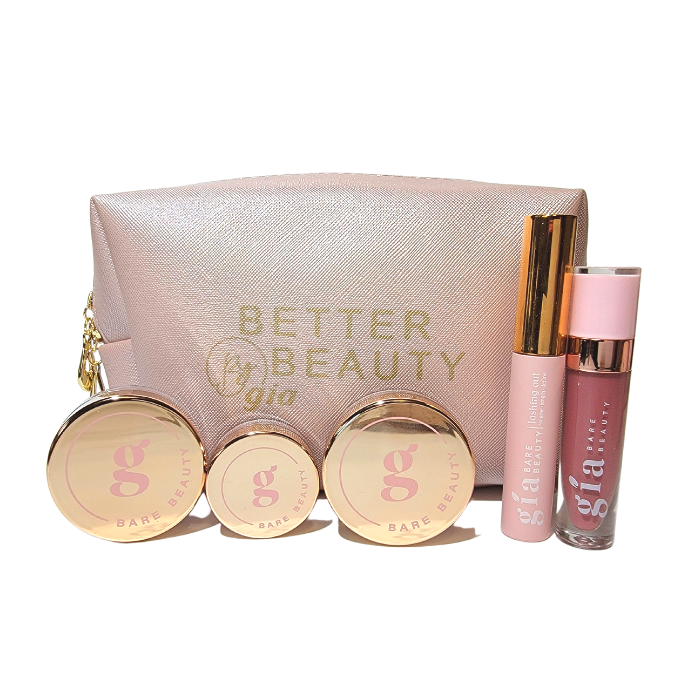 Better Beauty Five Set + Makeup Bag