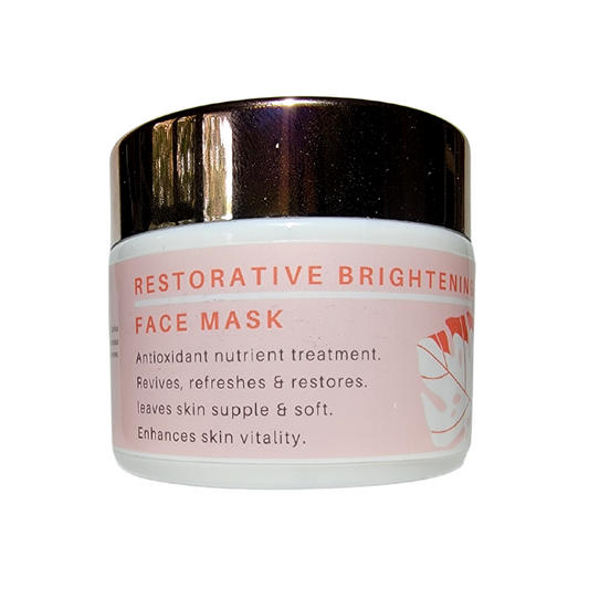 Restorative Brightening Mask| all natural skin care and makeup