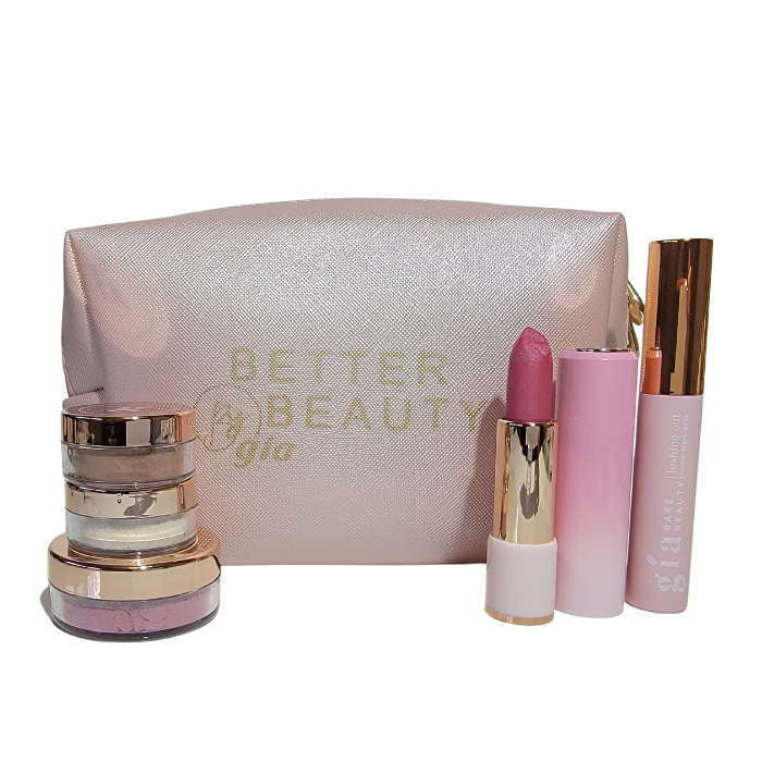 Beautifying Five Makeup Set + Makeup Bag|makeup pouch